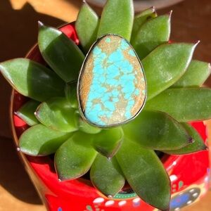 Number 8 Turquoise Ring